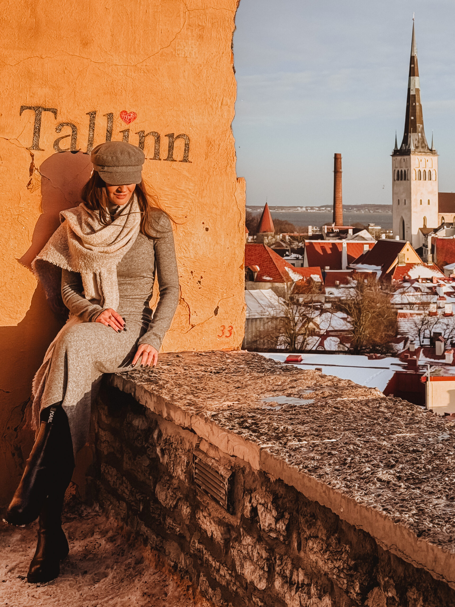 View over Tallinn Old Town from Kohtuotsa Viewing Platform